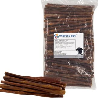1 kILO Dog Doggy Spaghetti Pig Intestino Dog Treat 100% Natural Chew