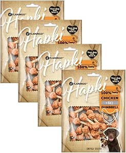 Flamingo Snack per Cani Chick'n Snack Chicken&Rice Dumbbell 5x150G