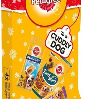 PEDIGREE Calza di Natale regalo per cani adulti misti 367g (1 x calza)
