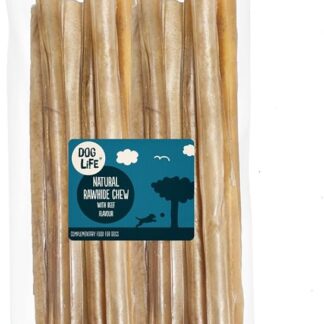 Dog Life Sigari Rawhide, 10 pollici x 15 mm, 25 pezzi