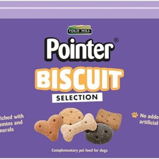 Pointer - Selezione di biscotti – Dolci per cani al forno senza aromi artificiali, perfetti per cani di tutte le dimensioni, scatola da 10 kg