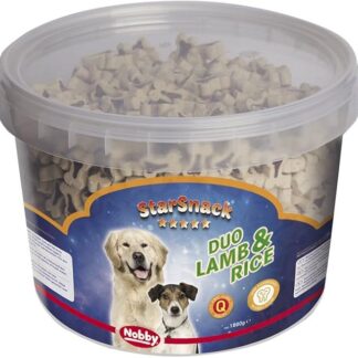 Nobby StarSnack Duo Lamb & Rice, 1 secchio (1 x 1800 g)