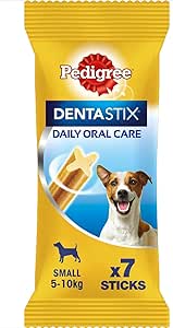 Pedigree Dentastix Snack per la Igiene Orale, Cane Piccolo 5-10 kg, 7 Bastoncini, 110 gr