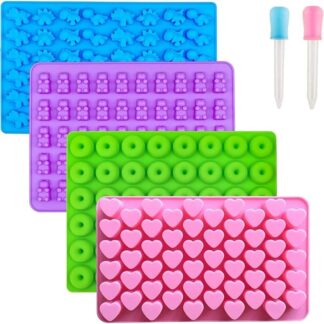 Generisch Tappetino da forno in silicone per biscotti con stampini per biscotti, resistente al calore, antiaderente e lavabile in lavastoviglie, ideale per cani fatti in casa (1 cm, senza BPA)