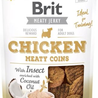 Snack per Cani VAFO PRAHA s.r.o. Bret Dog 80G Snack Justky Monete di Pollo / 12