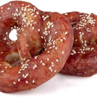 HAPPET Precel, 1 pezzo, da masticare ad alta proteina, con carne di agnello e pelle cruda, facile da digerire, altamente digeribile, con carne di agnello e pelle cruda, snack salutare per cani di