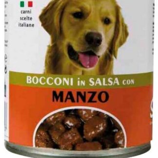 DIGMA- Sludy Dog Bocconi di Manzo in Salsa per Cani. Confezione da 1,250 Kg.