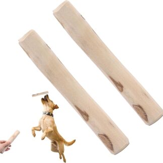 Bastone Da Masticare Al Legno Per Cani - 2 Pezzi Giocattolo Masticativo In Legno Di Caffè | Gioco Antistress Per Cuccioli, Pulizia Denti, Benessere Dentale Per Cani Che Mordono Forte