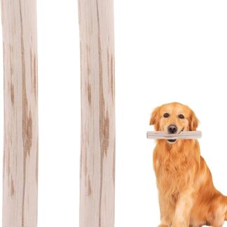Bastone In Legno Di Caffè Per Cani - 2 Pezzi Giocattolo Masticativo In Legno Di Caffè | Gioco Antistress Per Cuccioli, Pulizia Denti, Benessere Dentale Per Cani Che Mordono Forte