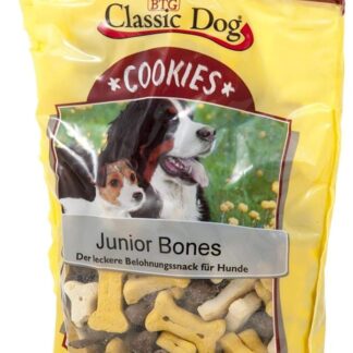 Classic Dog Snack Cookies Junior Bones 500g