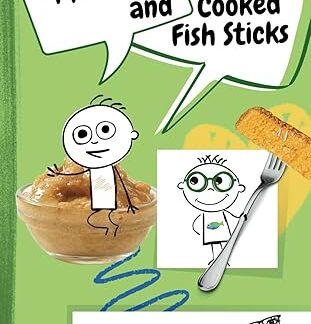 Applesauce and Cooked Fish Sticks