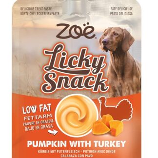 Snack cremosi per Cani Zoë Licky Snack, Zucca con Tacchino