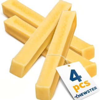 CHEWSTER snack al formaggio - osso per cani - masticativi di lunga durata di latte naturale - (136 g, set da 4, taglia S)