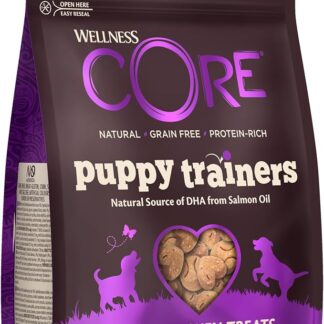 Wellness CORE, Puppy Trainers, Snack Educativi per Cuccioli, Naturali e Senza Cereali, Pollo/Carote, Confezione da 170 g