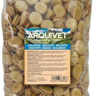 ARQUIVET Biscotti per cani Panino Ovale - 10 kg - Snack per cani - Premi per cani