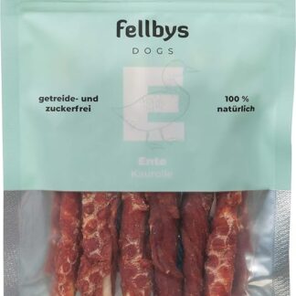 Fellby S spuntini per cani con anatra, 70 g