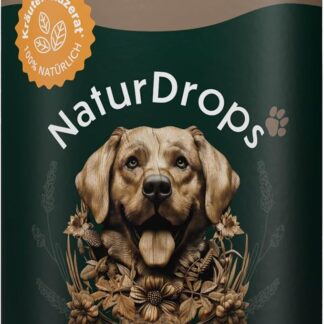 NaturDrops Z-Control - Spuntini per cani con funzione 125 pezzi, con oli essenziali per respingere le zecche, 100% naturali - 250 g