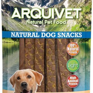 ARQUIVET Straccetti di manzo - 100 gr - Snack 100% naturali per cani - prelibatezze per cani - Prodotto leggero - Molto ricco di sostanze nutritive
