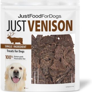 JustFoodForDogs Wild Leckerlis, ingredienti singoli, per cani sani, 142 ml