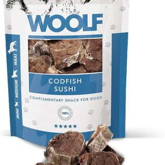 Woolf Sushi Merluzzo – Snack per Cani 100% Naturale