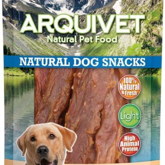 ARQUIVET Filetto di anatra - 100 gr - Snack 100% naturali per cani - prelibatezze per cani - Prodotto leggero - Molto ricco di sostanze nutritive