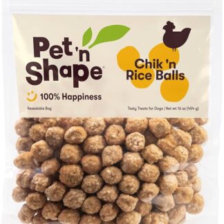 Pet 'n Shape Chik' N Palle di Riso Naturale Dog Treats