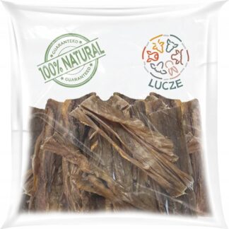 Lucze, Cavalli spessi, 500 g, circa 15 cm, morbido snack da masticare per cani, articoli da masticare da cavallo, cuccioli e anziani, 100% naturale, senza additivi, ipoallergenici e facili da digerire