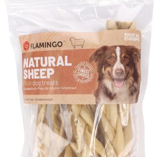 Bastoncini per cani – Snack Nature Pelle di pecora sottile – 100g – senza glutine – senza zuccheri aggiunti – naturale