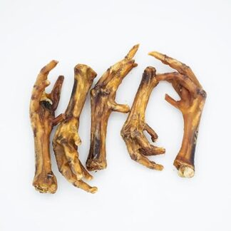 SAM SNACK - Zampe di Pollo Essiccate per Cani – 250 g | Snack Naturale Croccante e Ricco di Collagene | Monoproteico, Favorisce Igiene Dentale, Alta Digeribilità