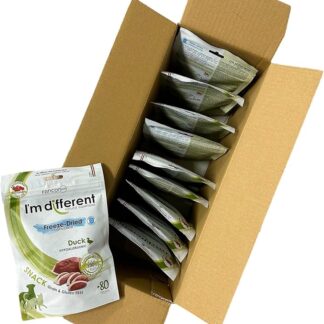 I'm different, snack liofilizzato monoproteico, Anatra 10x40g