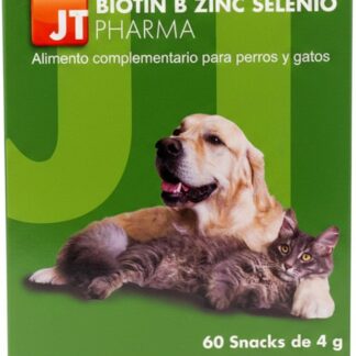 BIOTIN B Zinc Selenio 60 Snack 4GR - Cibo complementare per cani e gatti