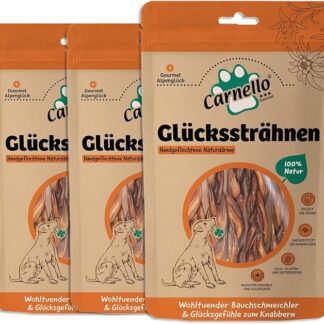 Carnello Bastoncini da masticare per cani, senza cereali, senza cereali, sacchetti richiudibili (3 x 5 pezzi)