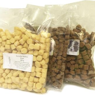 Hitzegrad Bocconcini morbidi alle patate, senza cereali, snack per allenamento per cani, 200 g