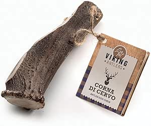 corna di cervo per cani da masticare 100% Naturali – Chiuse (M - 100 gr)