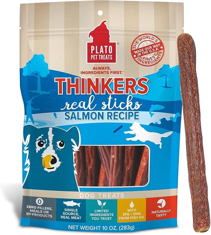 Plato pensatori Salmone Bastoncini Dog Treats