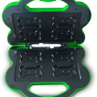 bimar Hi.Pet PBM1 Tostiera Elettrica con Ricettario, Biscotti per Cani e Gatti, Piastra Orizzontale per crocchette per Animali, Stampo 4 Pezzi, Corpo Termoresistente, Base con Gommini Anti-Graffio