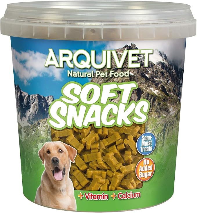 ARQUIVET Soft Snacks - Ossi piccoli di pollo - 800 gr - Snack per cani a forma di osso piccoli - Snack per cani - Alimento complementare