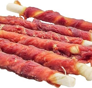 123... Hund dabei! - Filetto d'anatra, ca. 16 pezzi, asta da masticare con anatra, spuntino per cani, bastoncini da masticare per cani