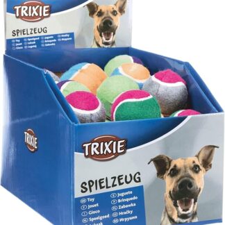 Trixie - Palla da tennis per cani, 6 cm, colori assortiti, 1 pezzo
