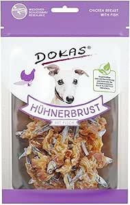 Dokas Dog Hühnerbrust mit Fisch 70 g (Menge: 8 je Bestelleinheit)