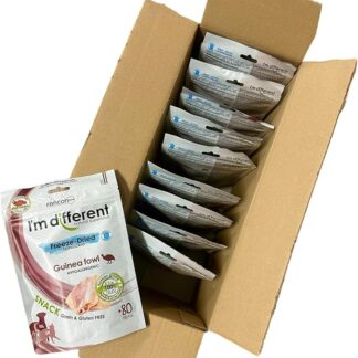 I'm different, snack liofilizzato monoproteico, Faraona 10x40g