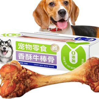 Osso masticabile resistente per cani giocattolo osso cane aggressivo bastone da masticare per cani | Giocattolo per cani interattivo animale domestico sicuro dell'osso pulitore dei denti