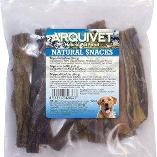 ARQUIVET Trippa di vitello - sacchetti 100 gr - Snack 100% naturali per cani - Masticabile per cani