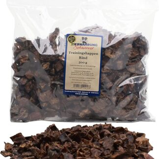 Snack da allenamento essiccati per polmoni bovini, ideali per i viaggi (500 g)