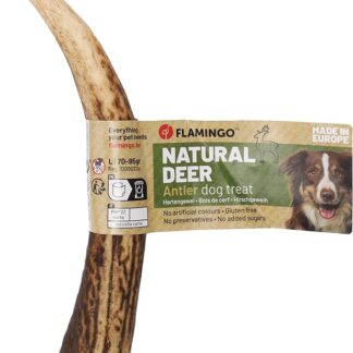 bastoncini per cani – Snack Nature Corna di Cervo Hard – Taglia L – 95g – articolo da masticare naturale – cura dei denti – dall’Europa