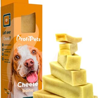 ProfiPets Osso di formaggio per tutti i cani da 15-20 kg | 1 confezione L | 1 x 101 g di osso da masticare | Cura dei denti del cane | Ricetta per cani all'Himalaya | Osso di formaggio con 65% di