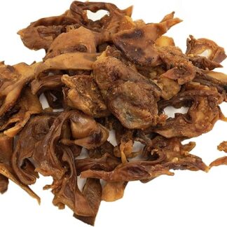 Snack Disidratato per Cani - Strisce di Orecchie di Maiale - 1 kg - 100% Carne di Maiale - Senza Cereali - Gengive Sane - Snack Cani - Prodotto in Spagna GESTPETFOOD