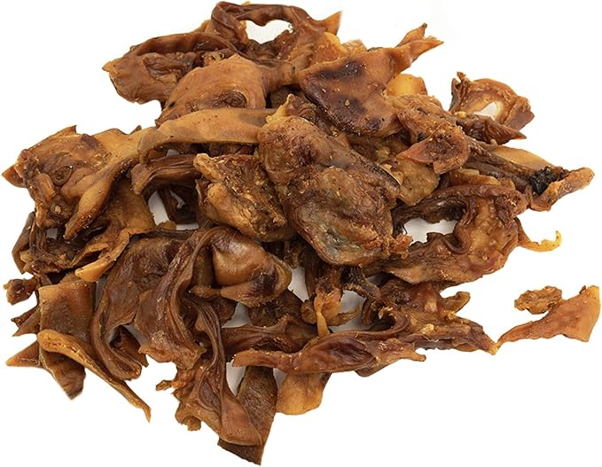 Snack Disidratato per Cani - Strisce di Orecchie di Maiale - 1 kg - 100% Carne di Maiale - Senza Cereali - Gengive Sane - Snack Cani - Prodotto in Spagna GESTPETFOOD