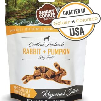 Smart Cookie Coniglio e zucca Dog Treats, consistenza morbida, borsa da 5 oz