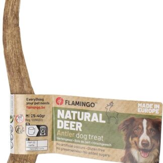 bastoncini per cani – Snack Nature Corna di Cervo Easy – Taglia M – 40g – corna segate – accesso facilitato al midollo – dall’Europa